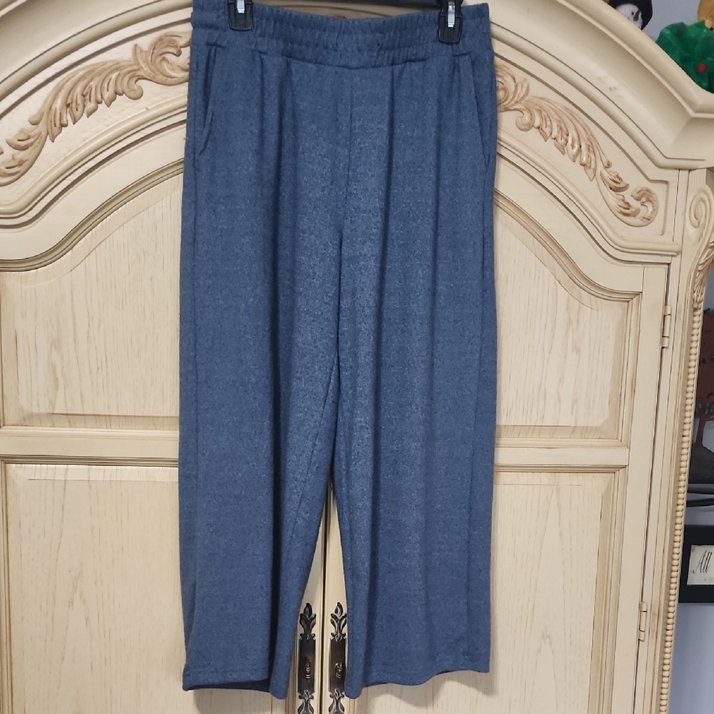 Time and Tru Heather Blue Knit Pants